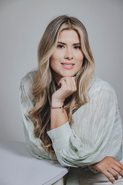 female business analytics consultant professional portrait in corporate meeting room